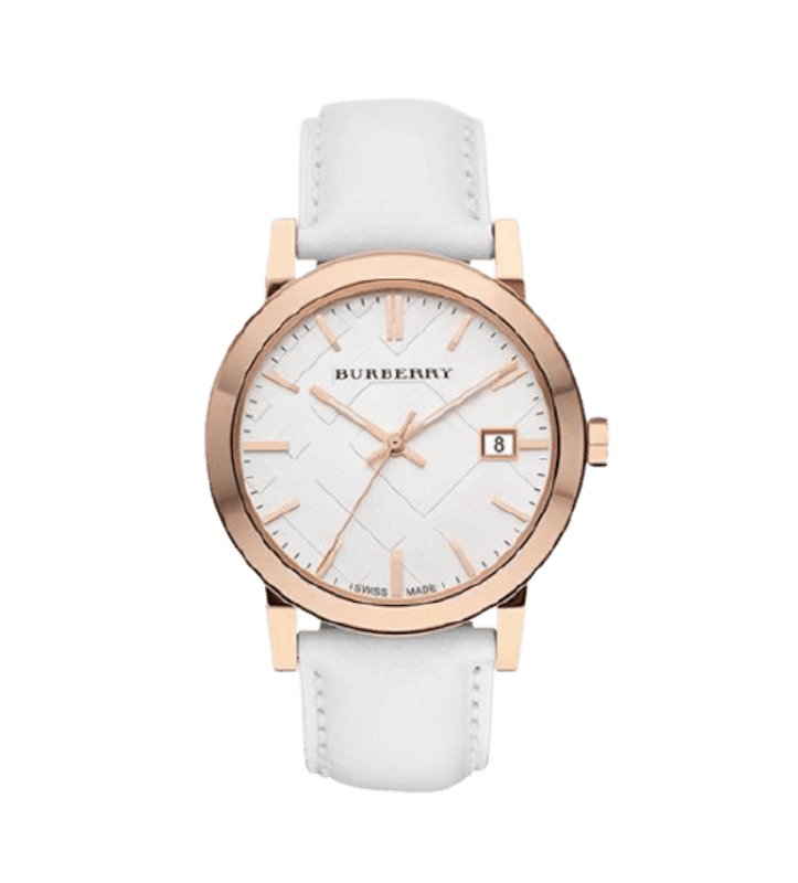 นาฬิกาข้อมือ รุ่น Large Check White Dial 1