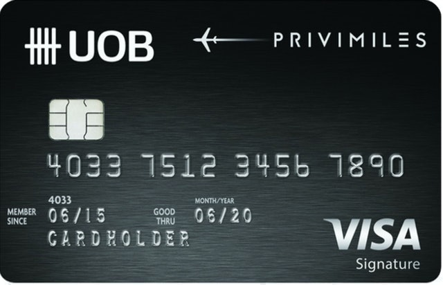 บัตรเครดิตเติมน้ำมัน UOB PRIVIMILES รูป 1