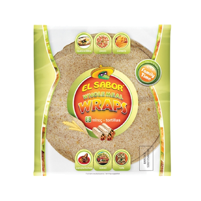 แป้งตอติญ่า Wholemeal Wraps 1