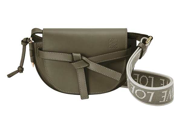 กระเป๋า Loewe  รุ่น Mini Gate Dual bag In Soft Calfskin And Jacquard 9