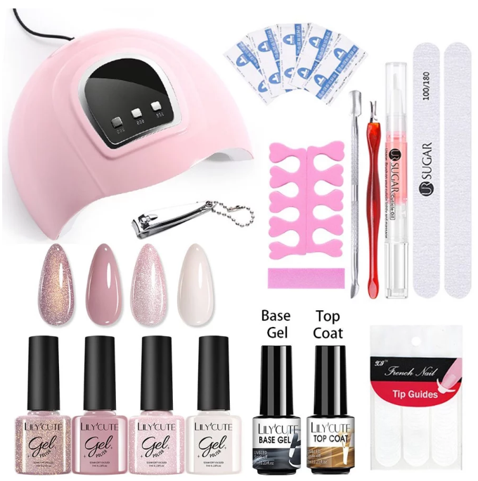 ชุดเครื่องมือทําเล็บเจล พร้อมเครื่องอบ UV 54W 1