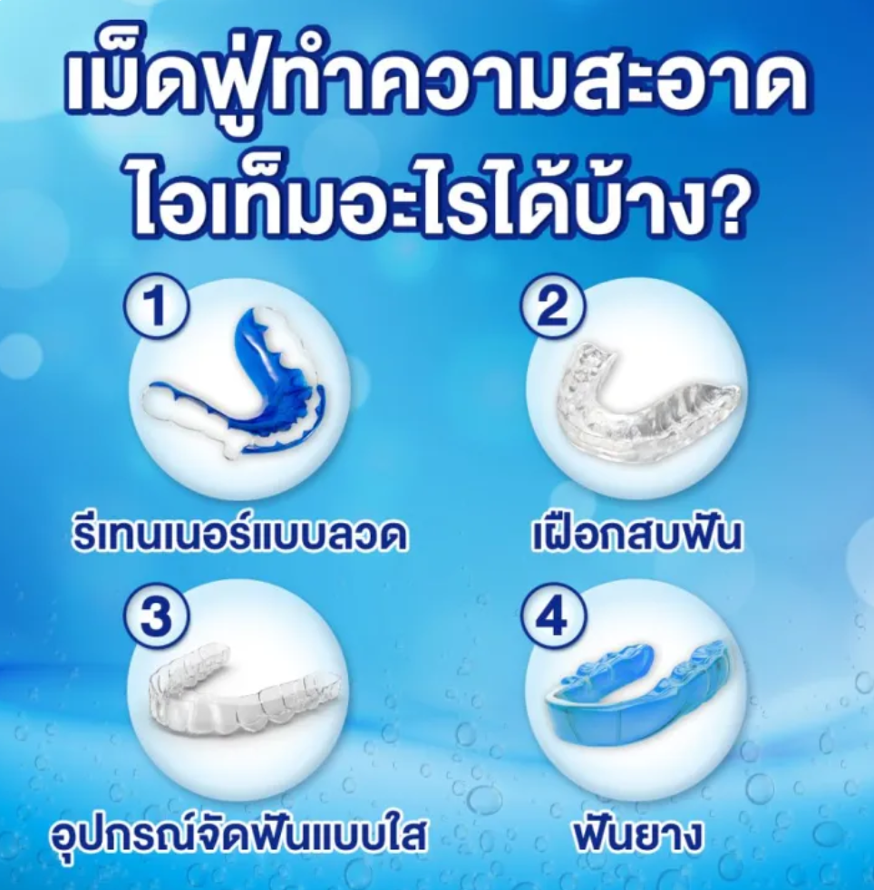 เม็ดฟู่ทำความสะอาดรีเทนเนอร์ Pro Retainer 30'S 3