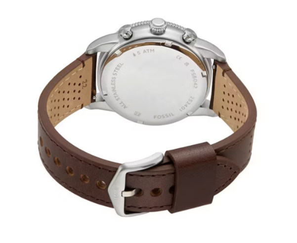 Sport Tourer Chronograph Brown Leather Watch 2