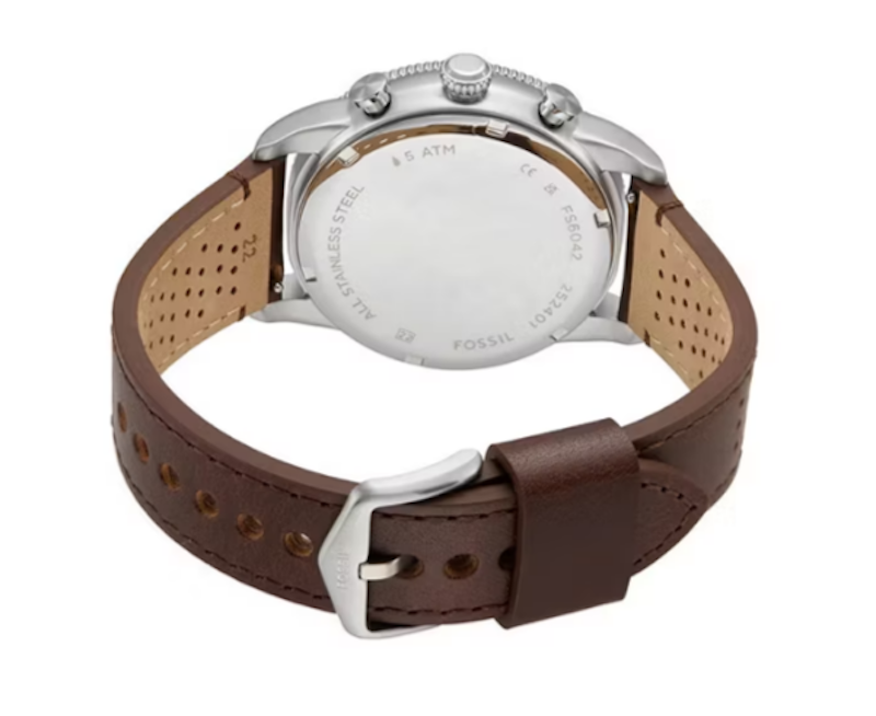 Sport Tourer Chronograph Brown Leather Watch 2