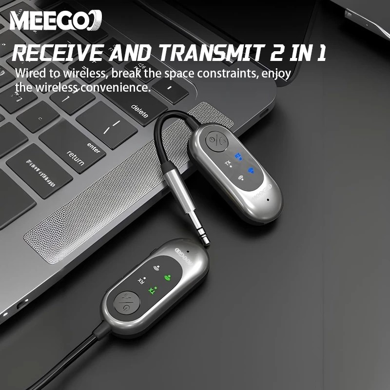 ตัวรับส่งสัญญาณ 5.3 Aux bluetooth 2in1 3