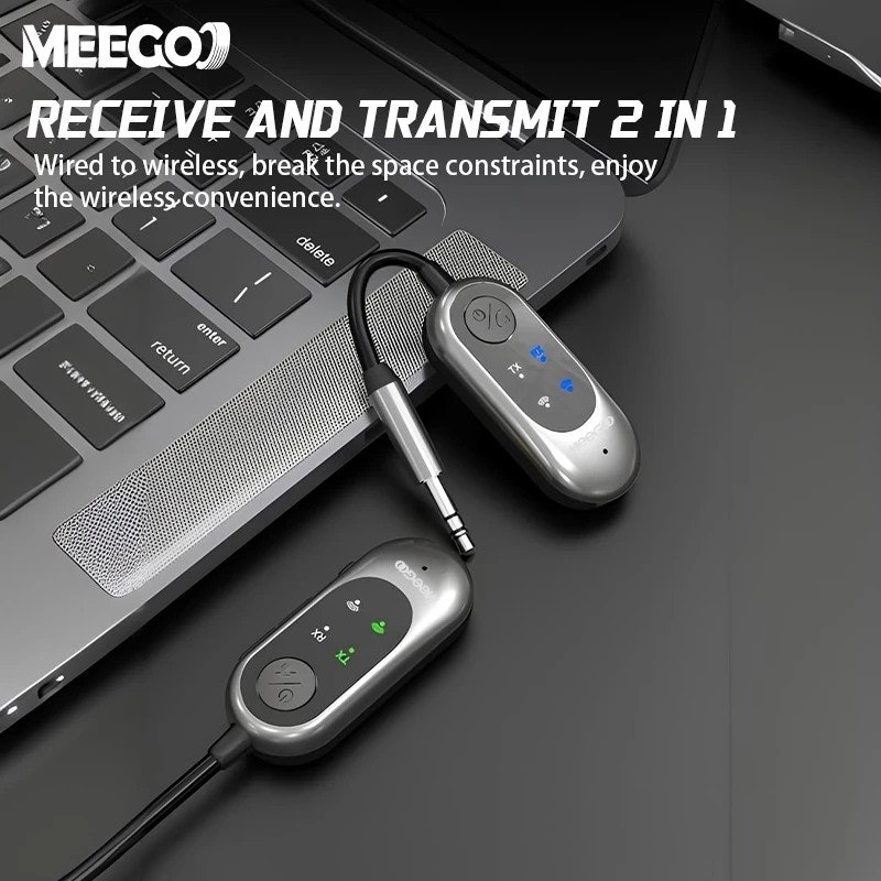 ตัวรับส่งสัญญาณ 5.3 Aux bluetooth 2in1 3