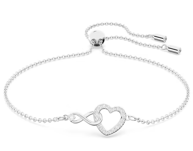Infinity and Heart White Bracelet 1