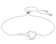Swarovski Infinity and Heart White Bracelet 1