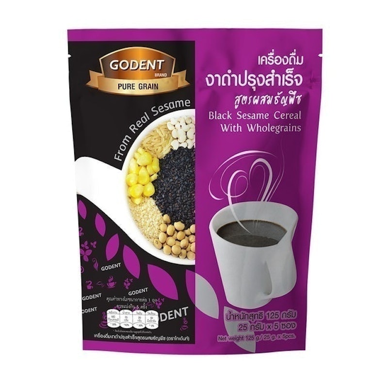 เครื่องดื่มงาดำปรุงสำเร็จ สูตรผสมธัญพืช 1