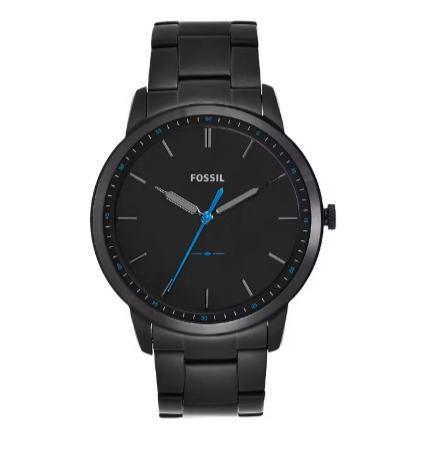 The Minimalist Slim Three - Hand Black Stainless  1