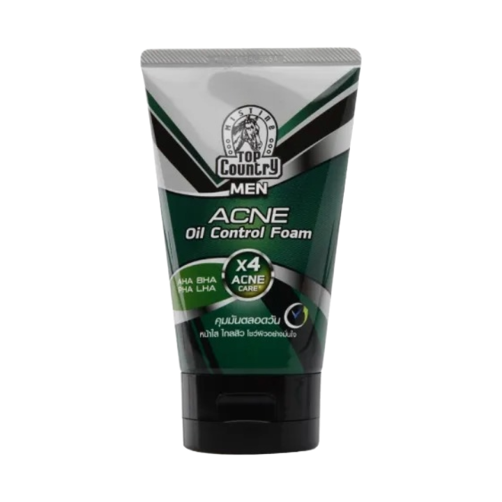 Top Country Men Foam โฟมล้างหน้า Acne Oil Control 1