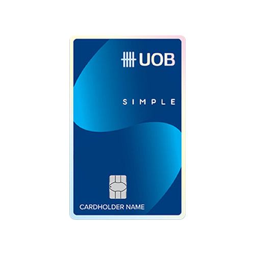 UOB บัตรเครดิตใบแรก UOB Simple 1