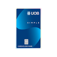 UOB บัตรเครดิตใบแรก UOB Simple 1