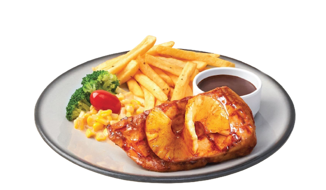 Sizzler เมนู ไก่ย่างฮิบาชิ 1