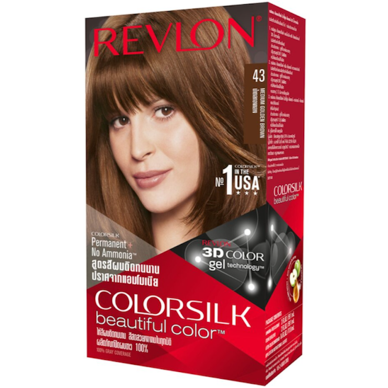 ยาย้อมผม Revlon Medium Golden Brown 1