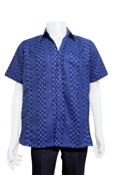 เสื้อม่อฮ่อมทรงซาฟารี 1