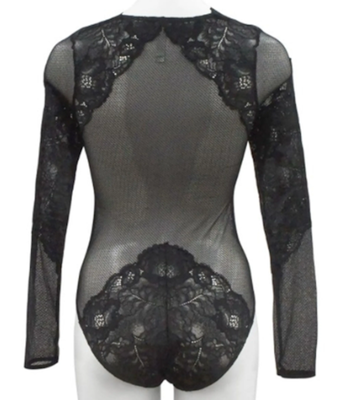 See-Through Lace Bodysuit 2