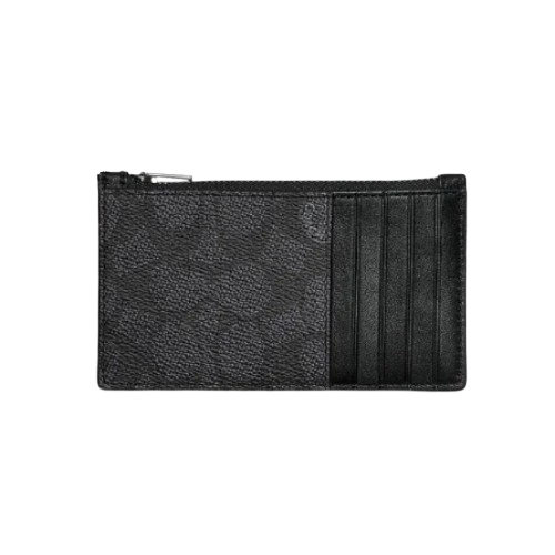กระเป๋าใส่การ์ด Zip Card Case In Signature Canvas 2