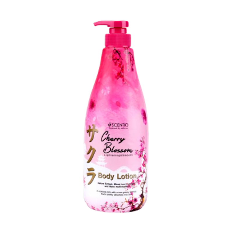 Scentio Cherry Blossom Lightening & Smooth Body Lotion 1