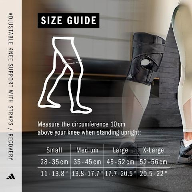 ซัพพอร์ทหัวเข่า Adjustable Knee Support With Straps 3