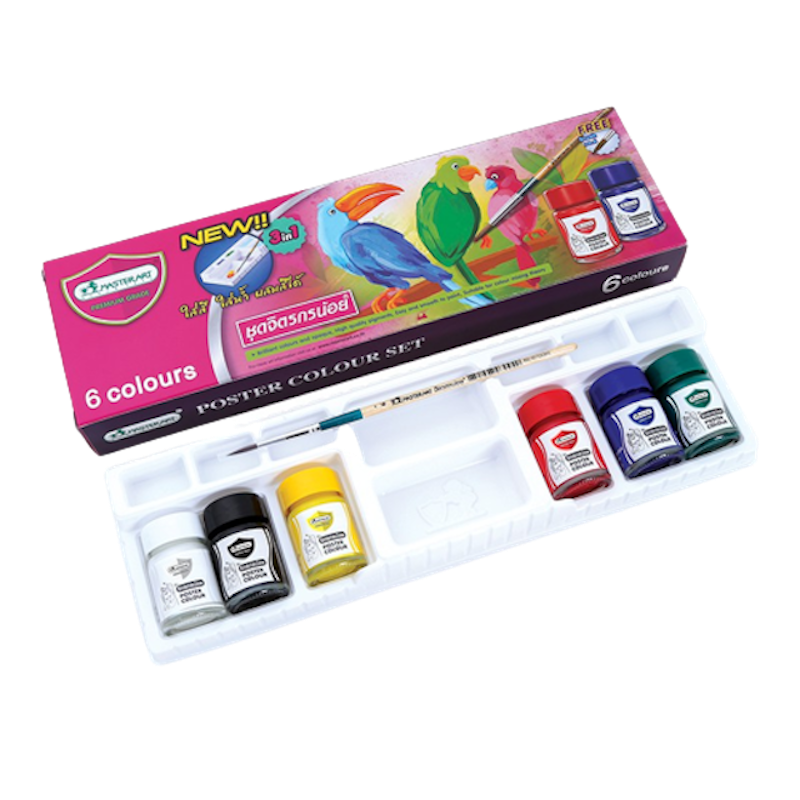 สีโปสเตอร์ ชุดจิตรกรน้อย 1