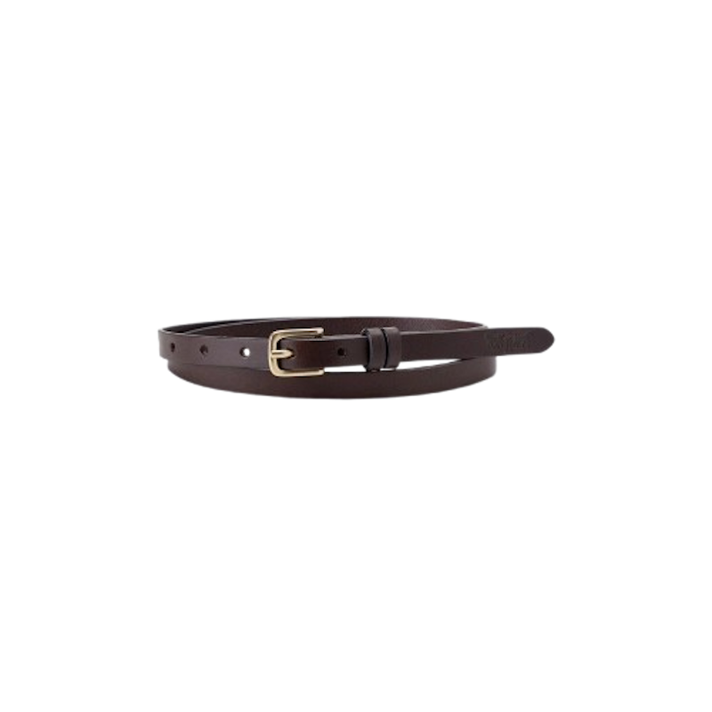 Women's Narrow Leather Belt 1