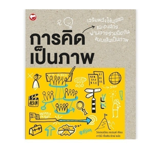 หนังสือพัฒนาตนเอง การคิดเป็นภาพ (Visual Thinking) 1