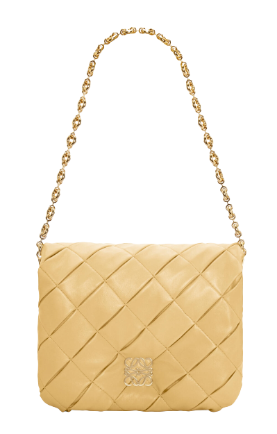 กระเป๋า Loewe รุ่น Puffer Goya Bag In Pleated Shiny Nappa Lambskin 6