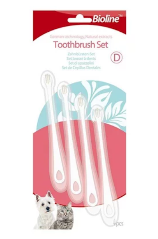 แปรงสีฟันหัวเล็กพิเศษ สำหรับสุนัขและแมว Toothbrush Set 1