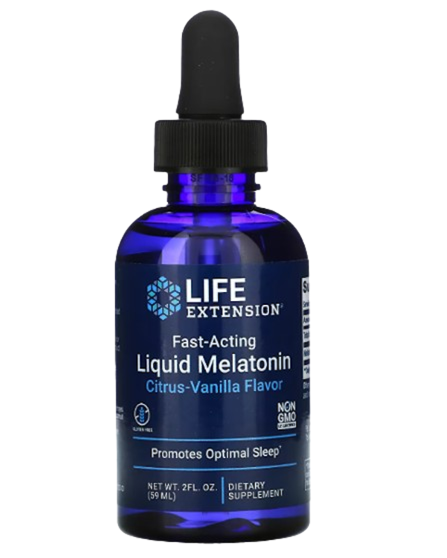Fast-Acting Liquid Melatonin Citrus-Vanilla Flavor 1