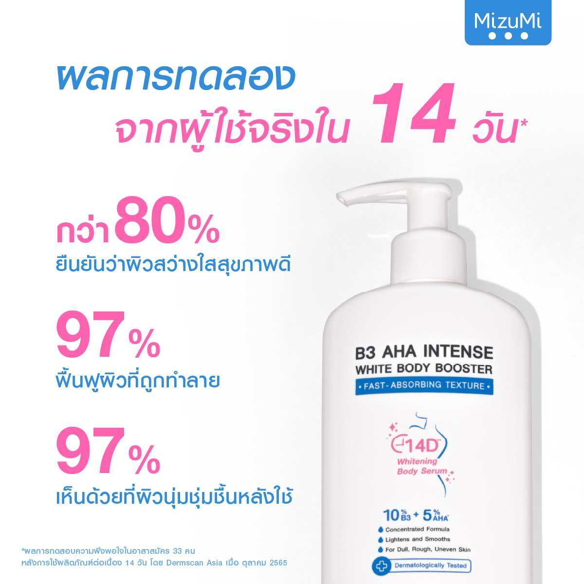 B3 AHA Intense White Body Booster  3