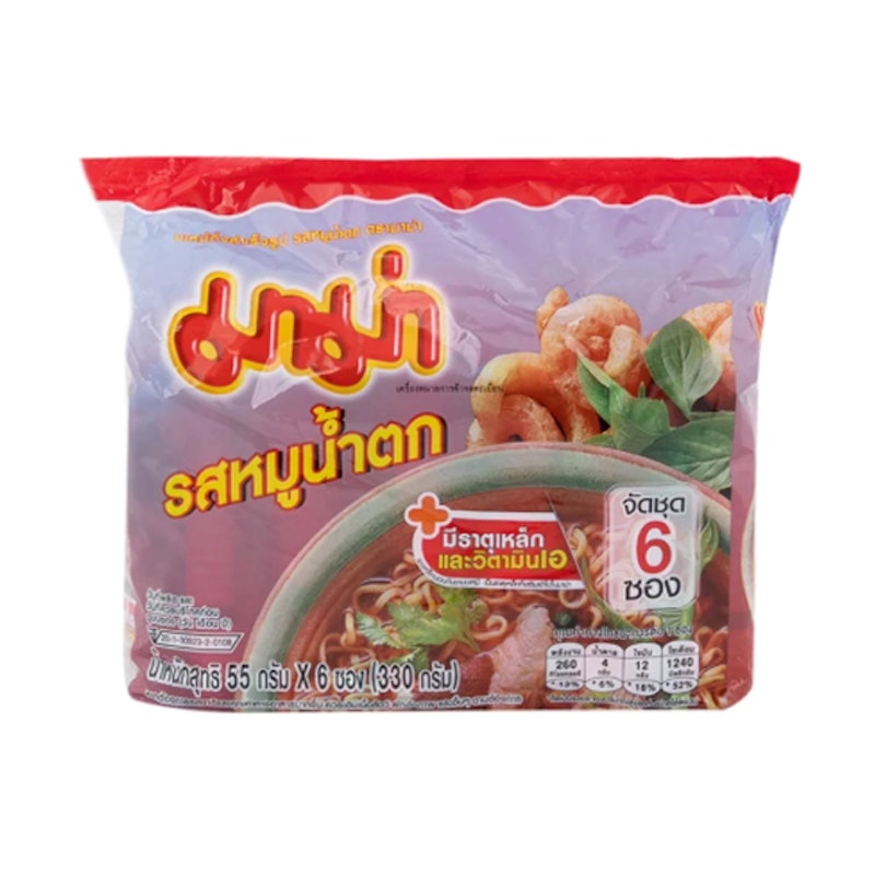 เส้นหมี่กึ่งสำเร็จรูปรสหมูน้ำตก 3