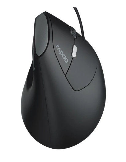 Silent Wired Ergonomic Optical Mouse 2