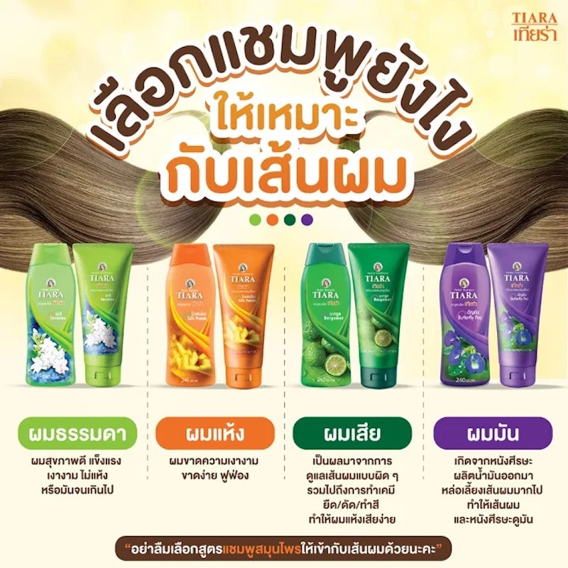 แชมพูสมุนไพรเทียร่า อัญชัน 2