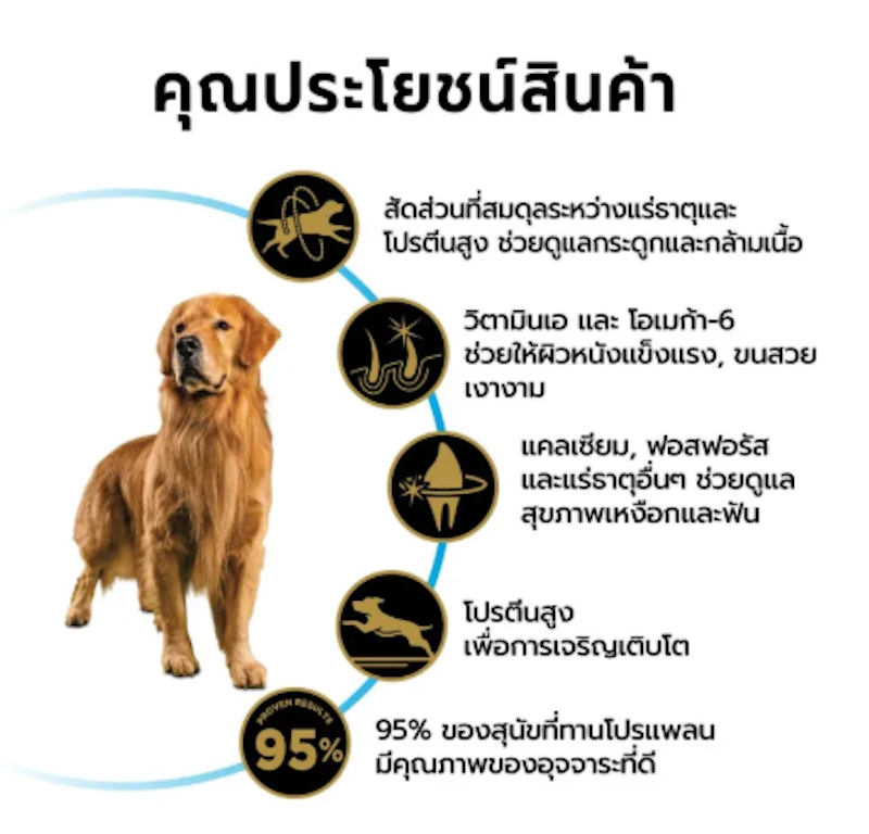 PRO PLAN Dog Adult Large Breed อาหารสุนัขโตพันธุ์ใหญ่ 2