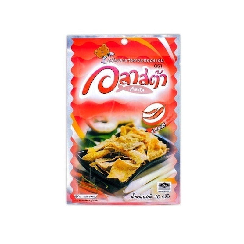 หนังปลาทอด หนังปลาแซลมอนทอดกรอบ 1