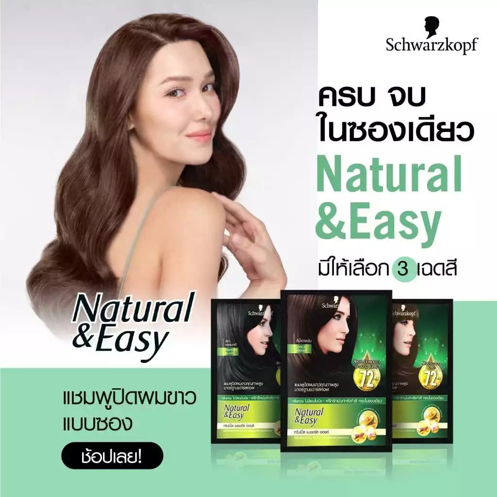 Natural & Easy Hair Color Shampoo 2