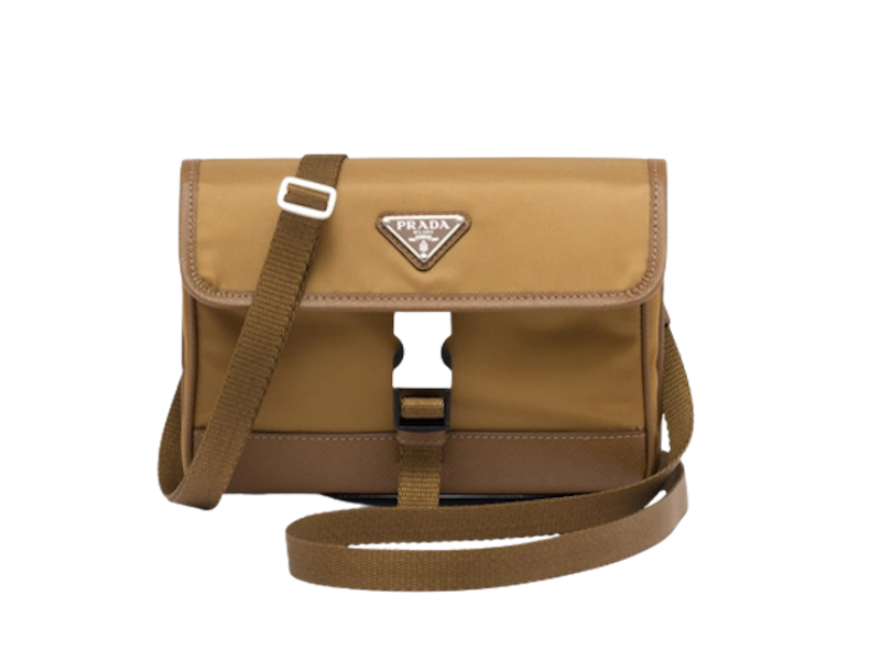 กระเป๋า PRADA ผู้ชาย รุ่น Nylon And Saffiano Leather Smartphone Case 2