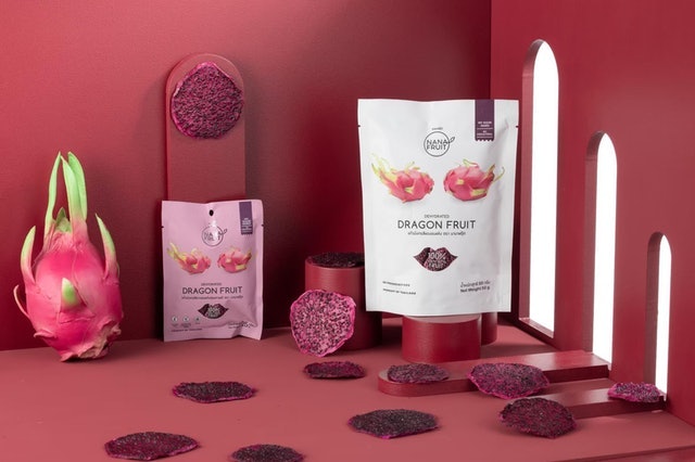 ผลไม้อบแห้ง Dehydrated Dragon Fruit 2