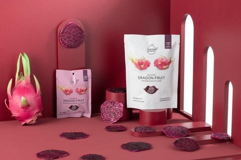 ผลไม้อบแห้ง Dehydrated Dragon Fruit 2