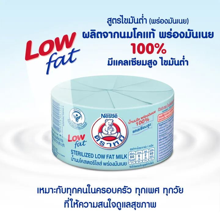 นมสเตอริไลส์ สูตรพร่องมันเนย 2