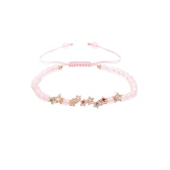 เครื่องประดับ เสริมดวงความรัก My Nine Lucky Stars Bracelet with Rose Quartz