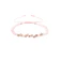 MARON เครื่องประดับ เสริมดวงความรัก My Nine Lucky Stars Bracelet with Rose Quartz 1