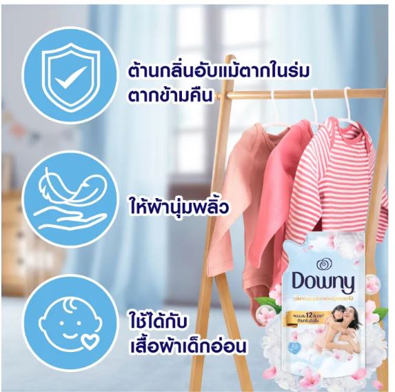 น้ำยาปรับผ้านุ่ม กลิ่นหอมฟองสบู่และดอกไม้ 3