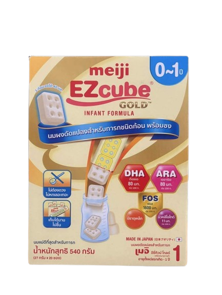 นมผงดัดแปลง EZcube Gold Infant Formula 1  1