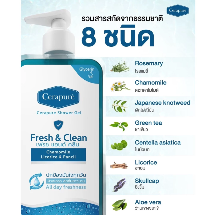 เจลอาบน้ำระงับกลิ่นกาย Original Fresh & Clean 2