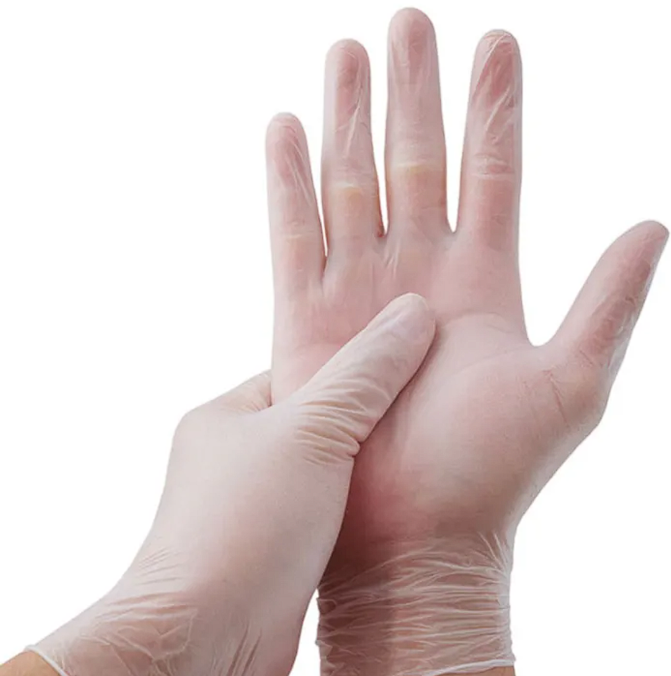 Touchflex ถุงมือยางไวนิลสีใส 2