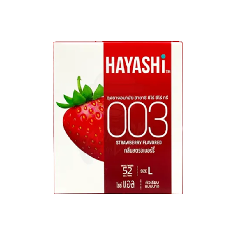 ถุงยางอนามัย Condom Strawberry Flavored 1