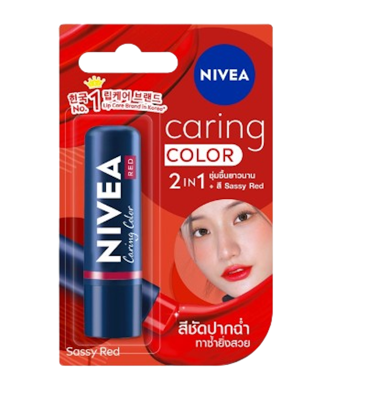 Nivea Lip Caring Color Red 1