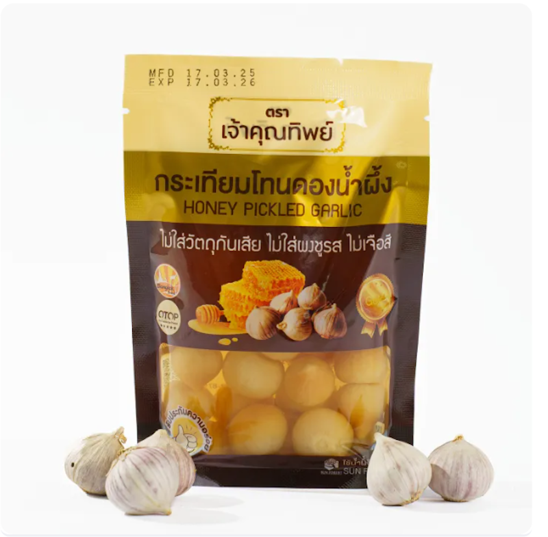 กระเทียมโทนดองน้ำผึ้ง 2